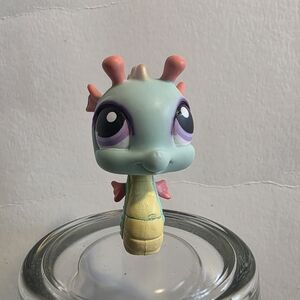 Littlest Pet Shop #348 Blue Seahorse LPS